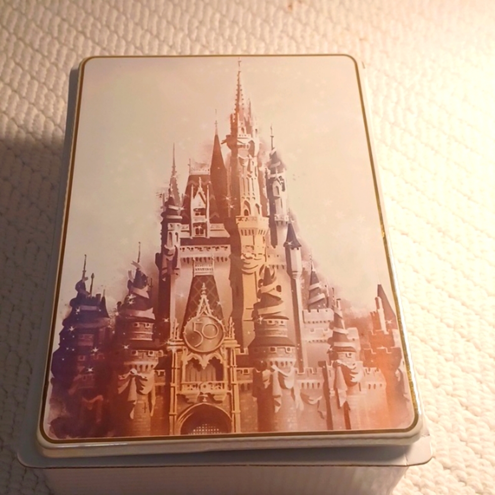 Disney Castle Home Accent in Gold and Cream